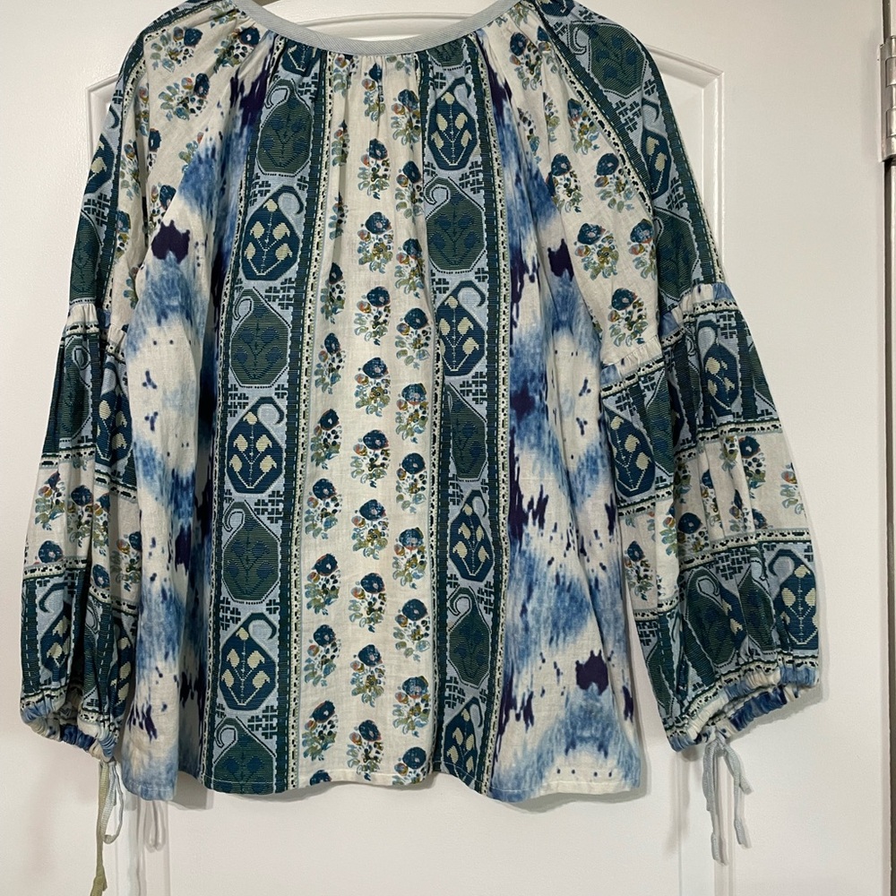 D'ascoli Patchwork-Effect Creole Blouse - image 5